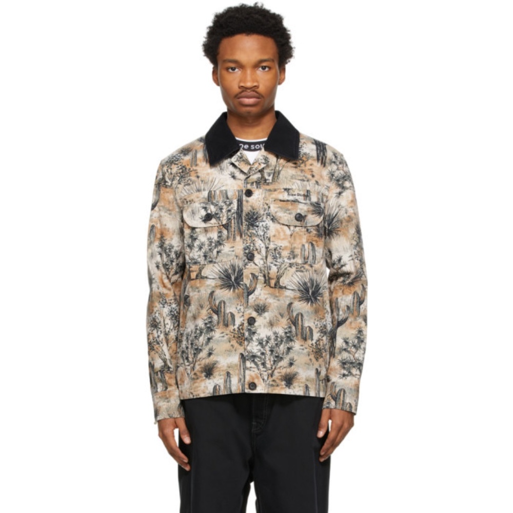 Acne Studios Beige Workwear Jacket